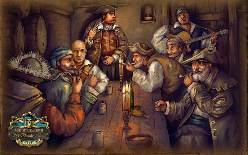 Pirates in a tavern