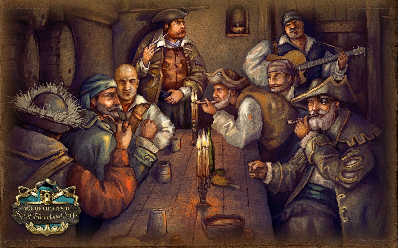 Pirates in a tavern
