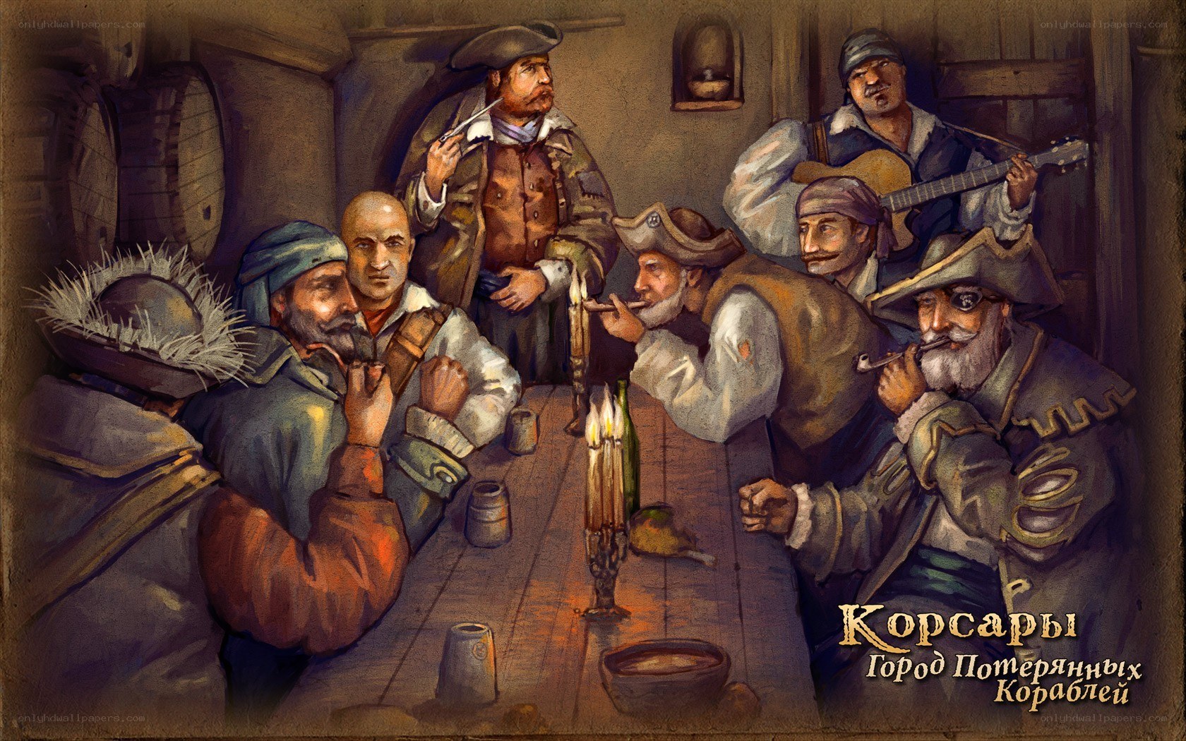 Pirates in a tavern