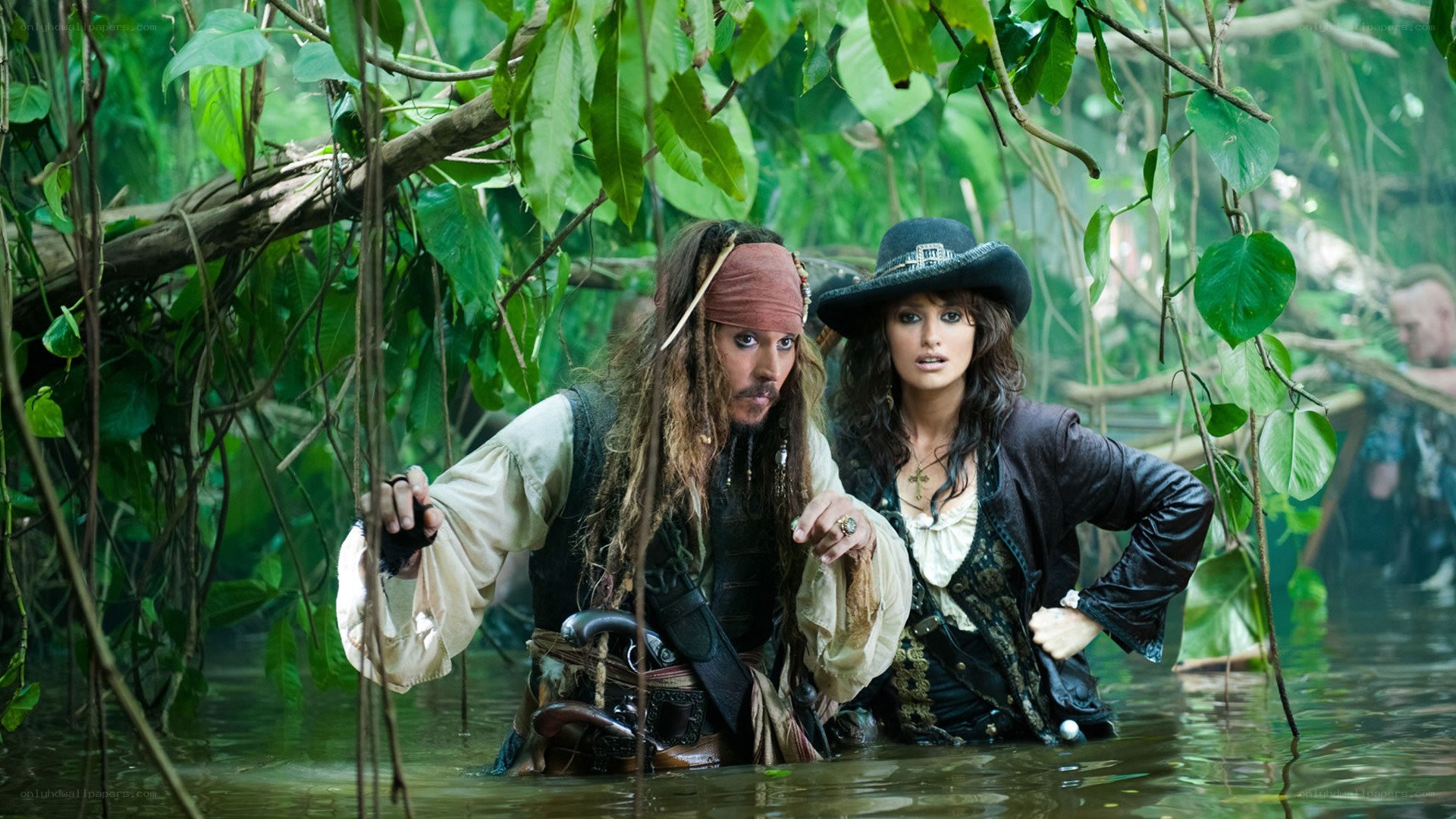 pirates in jungle water