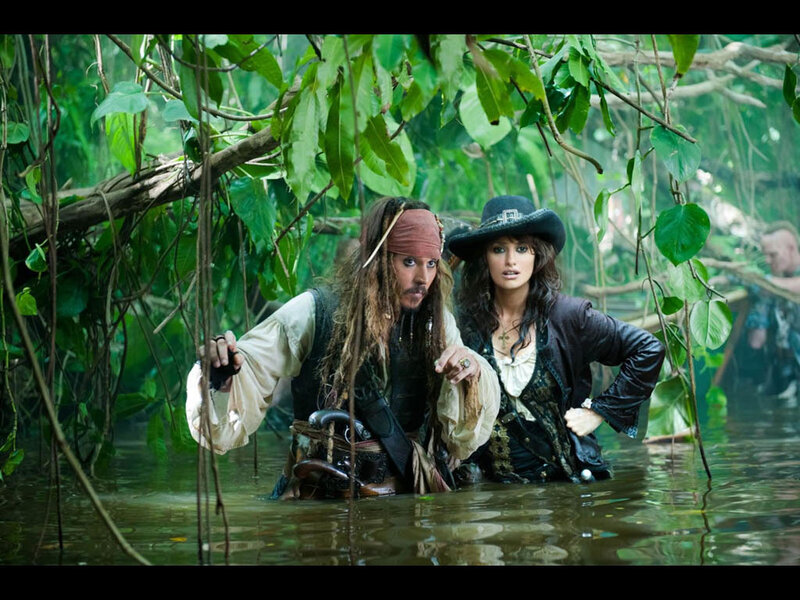 Pirates in Jungle Water — Green