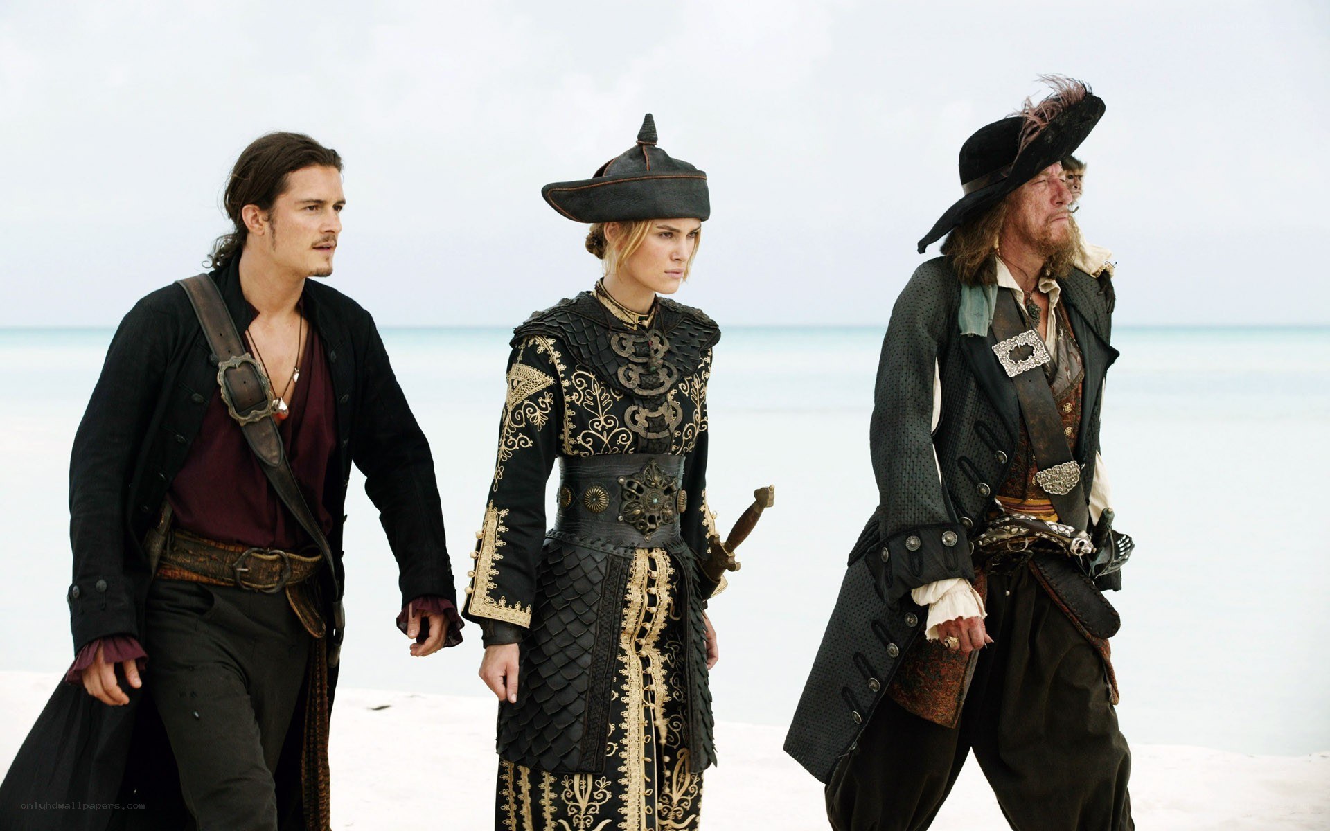 pirates on a beach