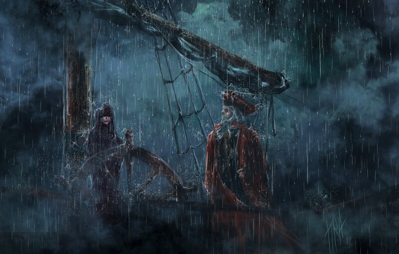 Pirates on a Ship — Dark Blue