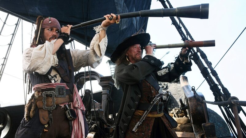 Pirates on a ship deck