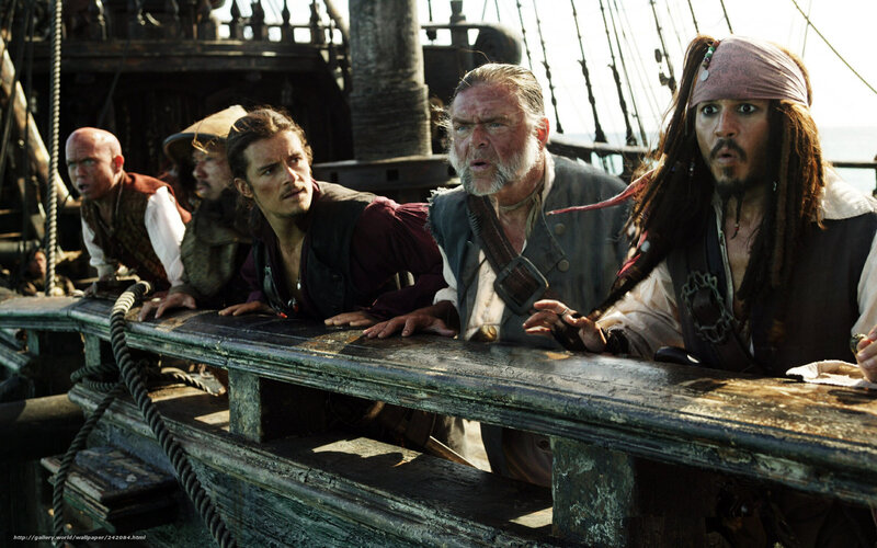 Pirates on a ship deck