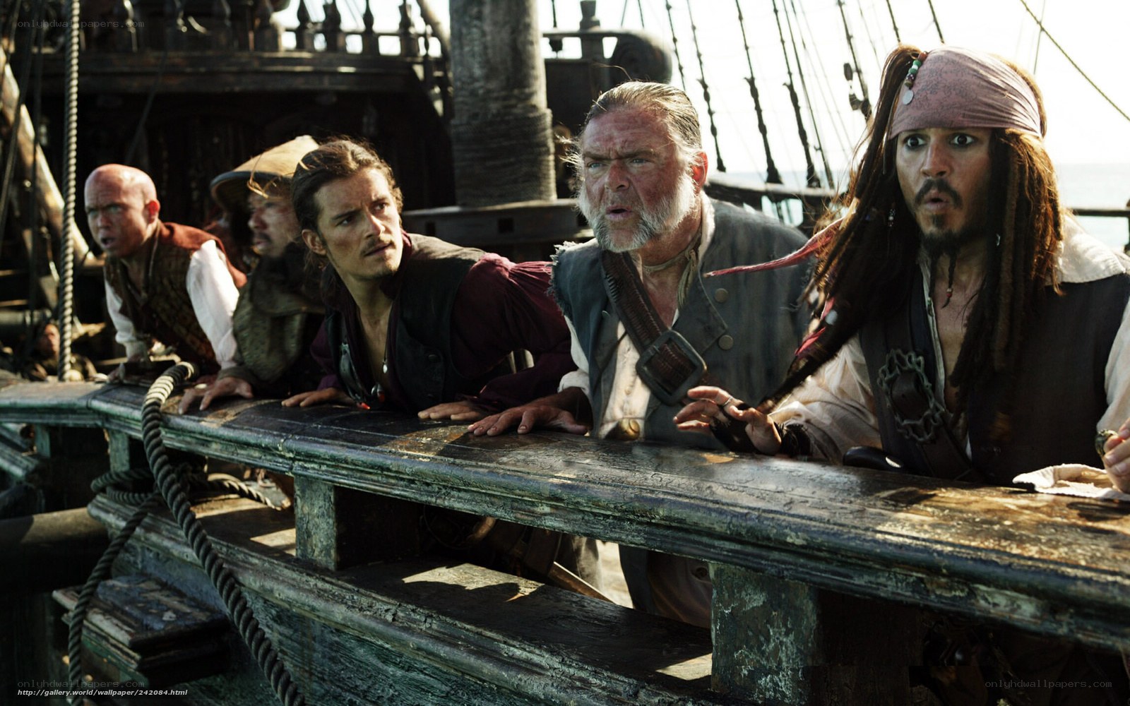 Pirates on a ship deck