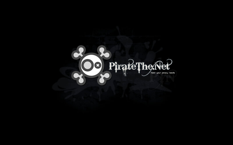 PirateThe.Net logo on dark background