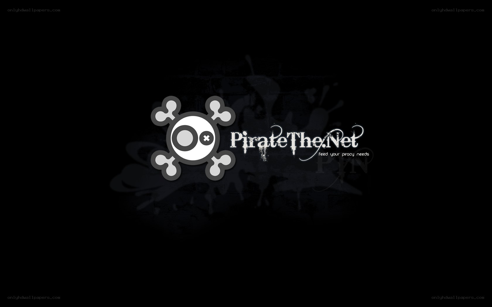PirateThe.Net logo on dark background