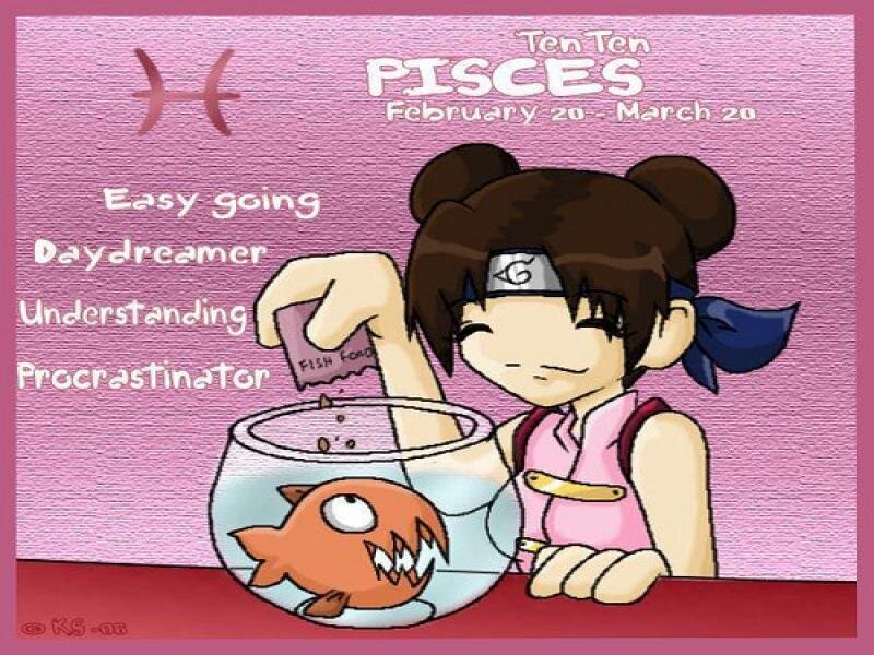 Pisces zodiac character