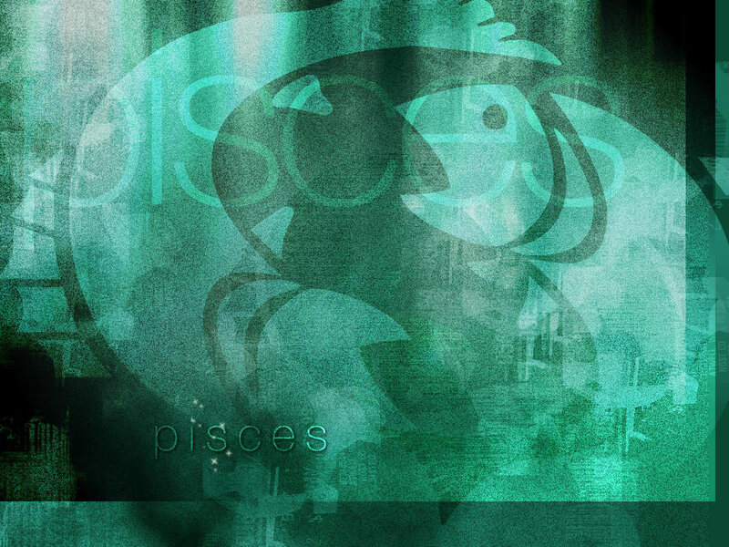 Pisces zodiac sign art