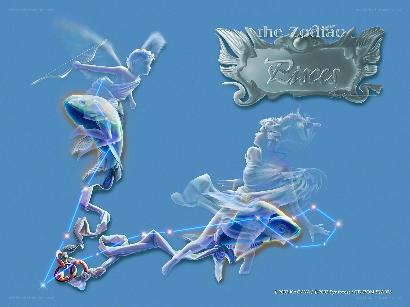 Pisces zodiac sign artwork