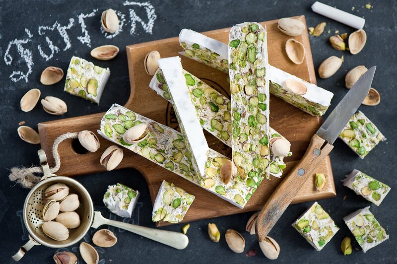 Pistachio Nougat Bars