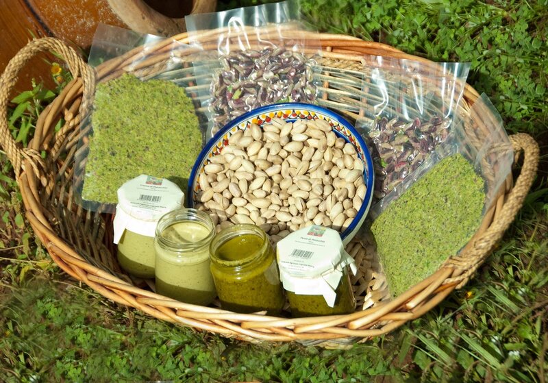 Pistachio Products in Basket