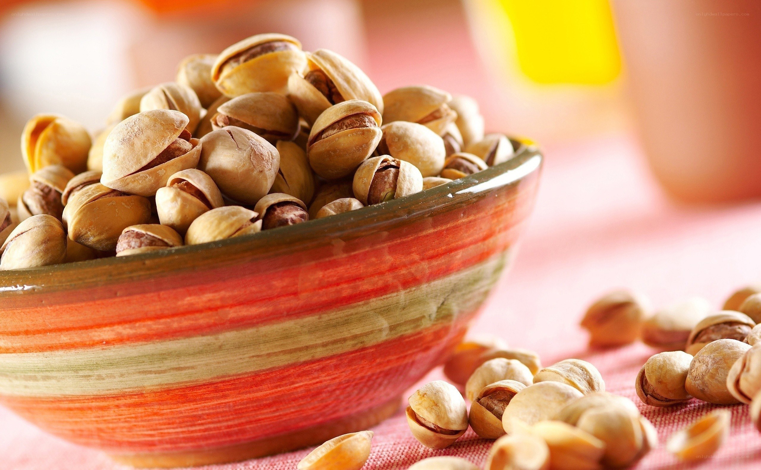 Pistachios in a bowl