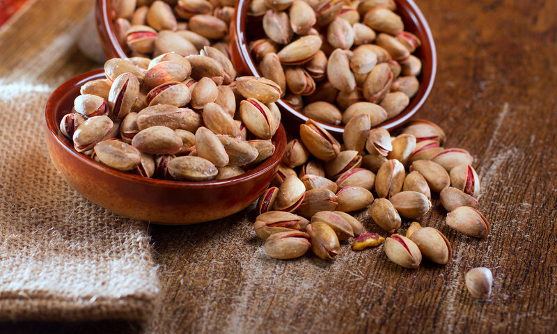 Pistachios in Bowls