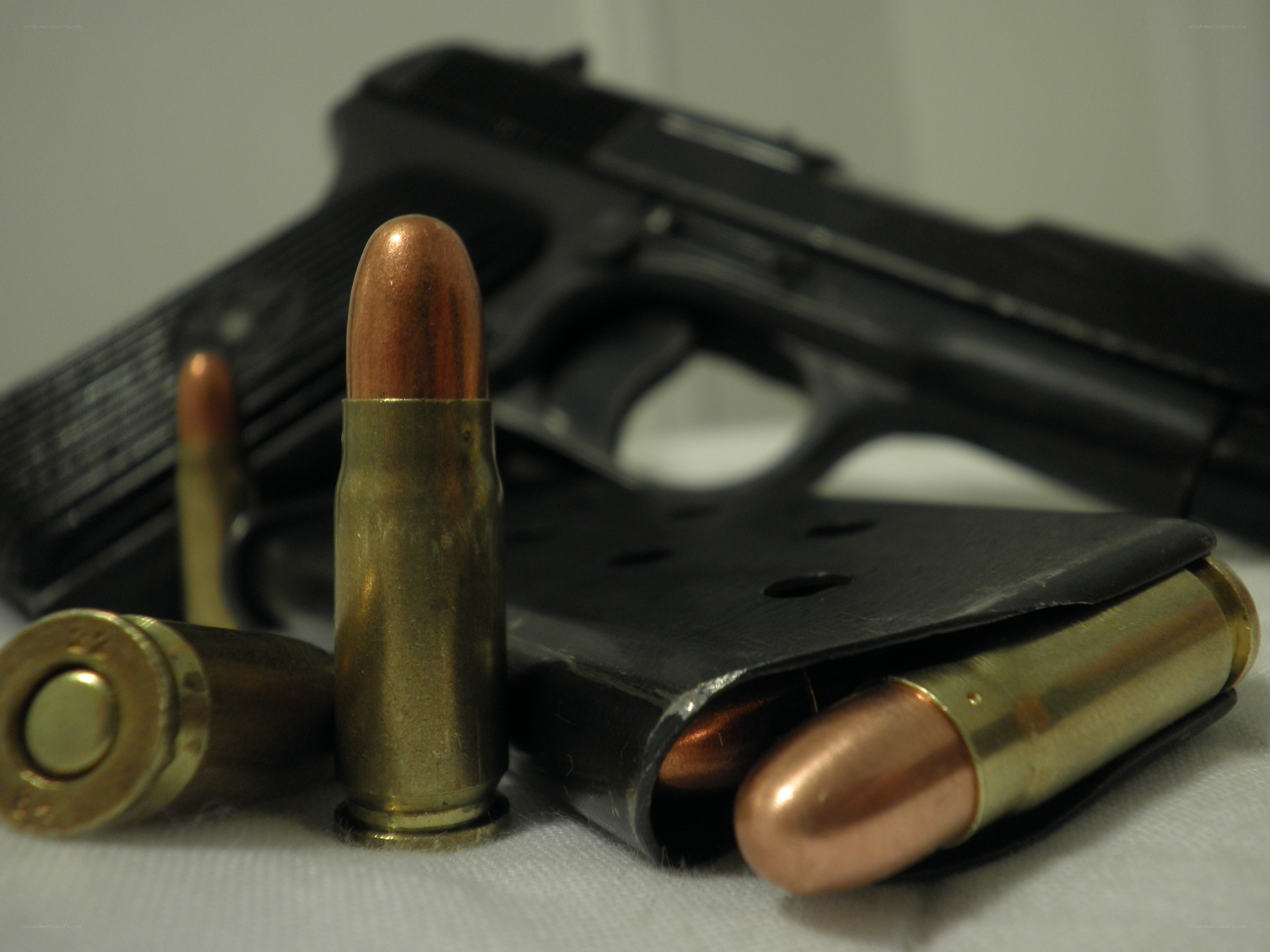 Pistol and ammunition