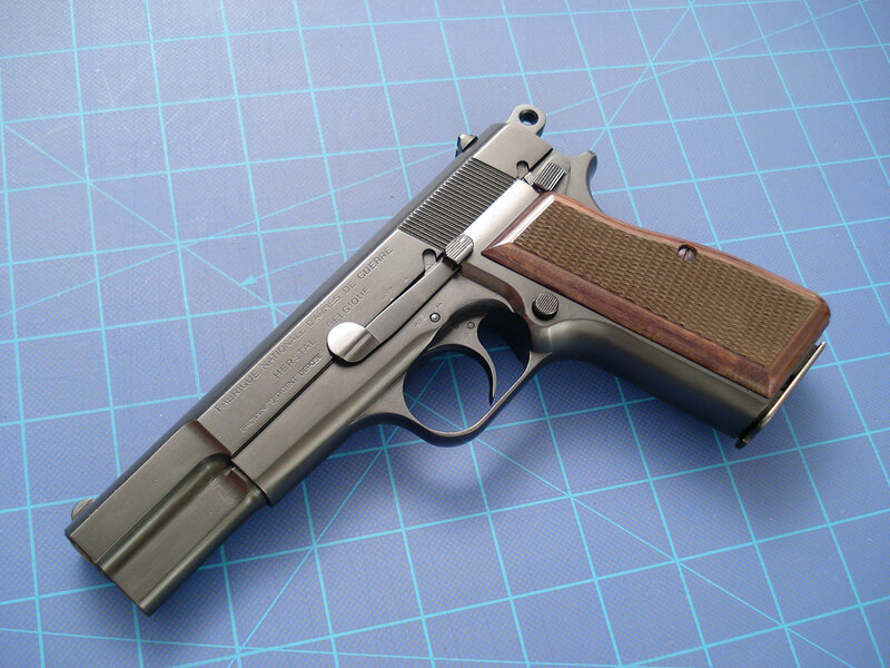 Pistol on Cutting Mat