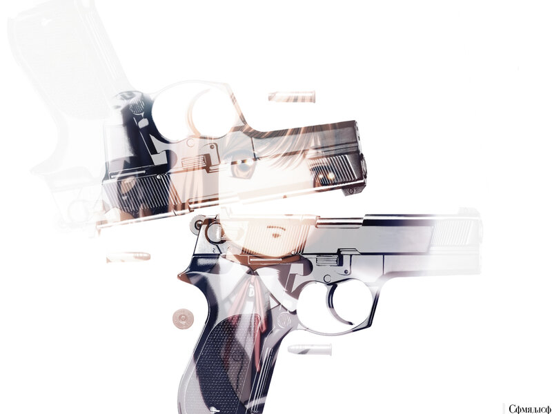 Pistols with Character Overlay