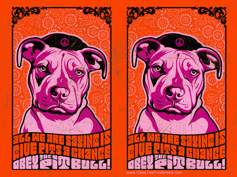 Pitbull advocacy poster