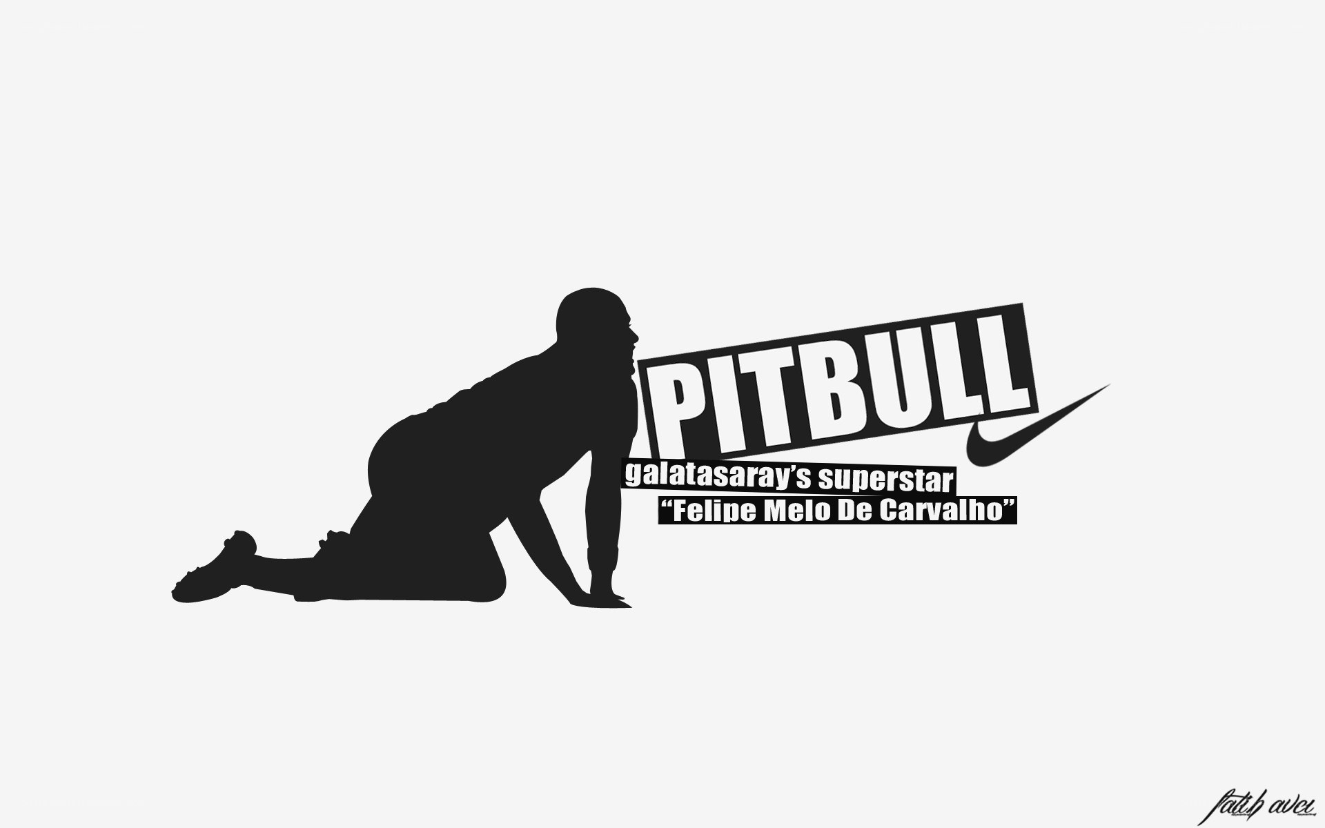 Pitbull logo with silhouette