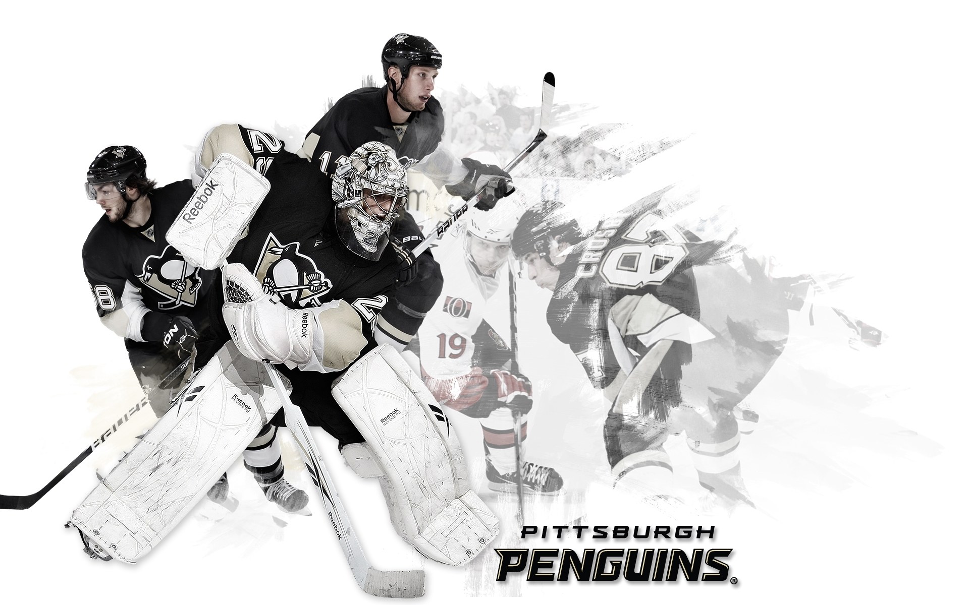 Pittsburgh Penguins hockey action