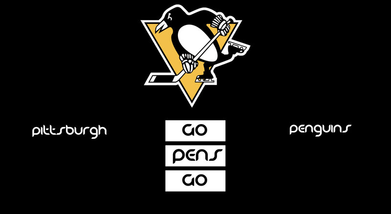 Pittsburgh Penguins Logo — Black, Bold