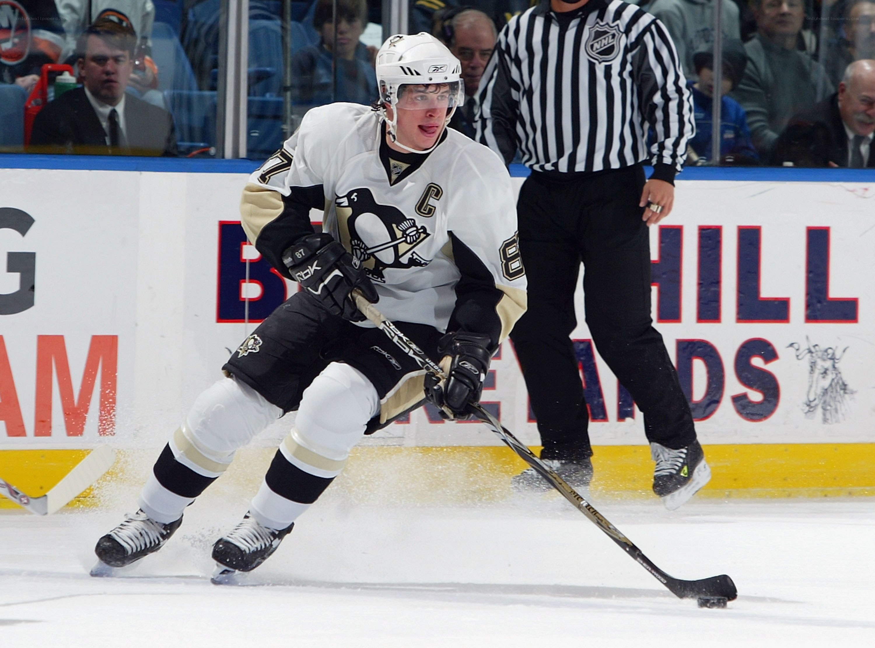 Pittsburgh Penguins player on ice
