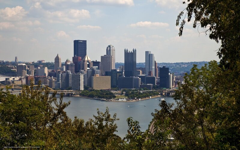 Pittsburgh skyline view