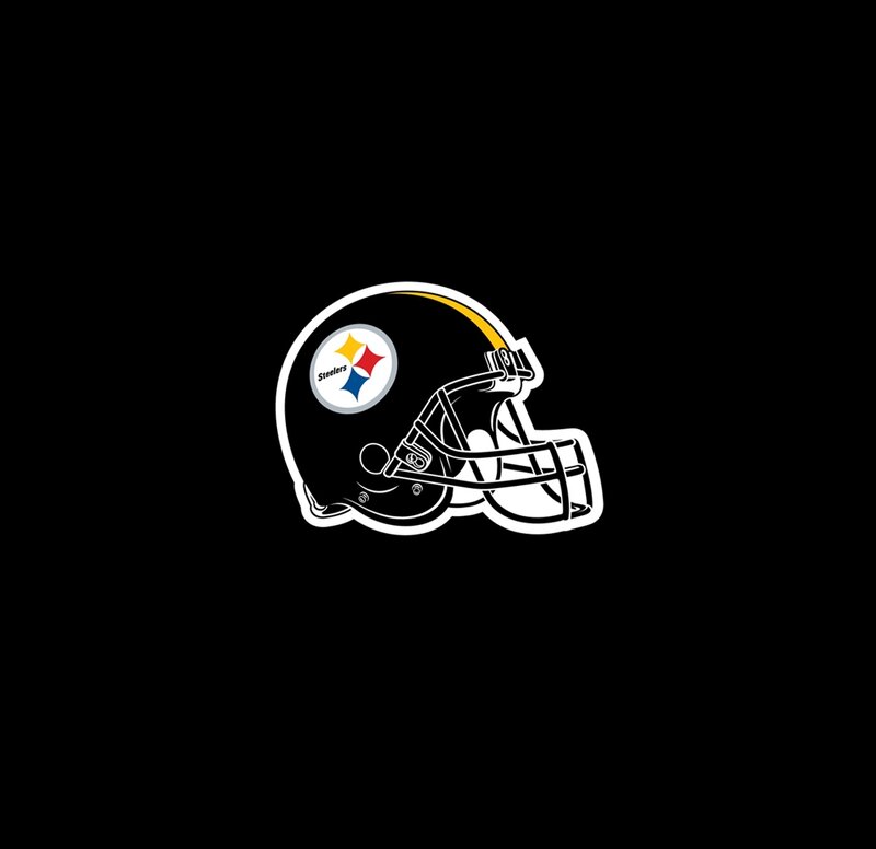 Pittsburgh Steelers Helmet — Black, Minimalist