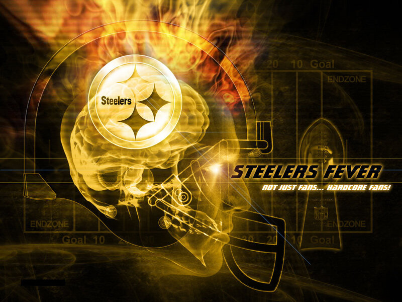 Pittsburgh Steelers Helmet — Yellow