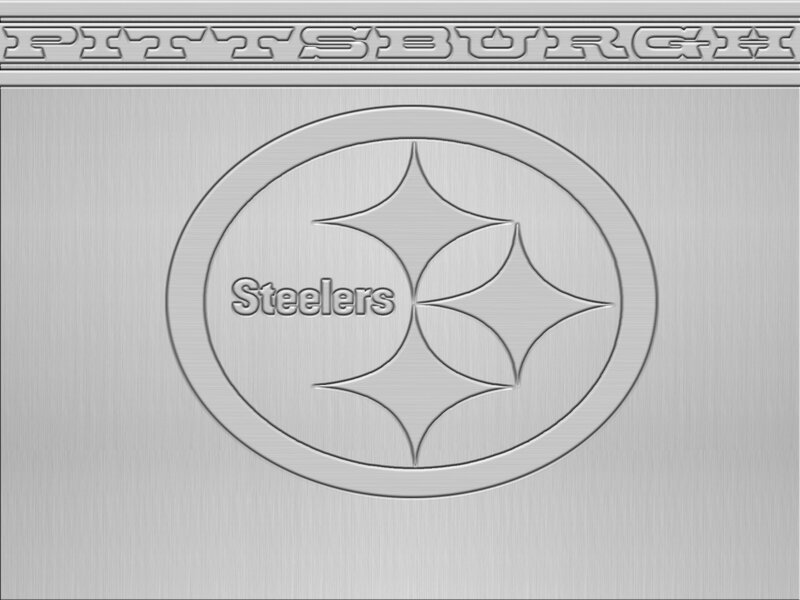 Pittsburgh Steelers Logo — Silver