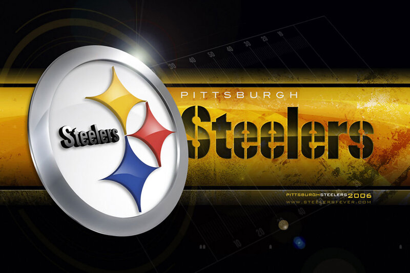 Pittsburgh Steelers Logo — Yellow, Dramatic