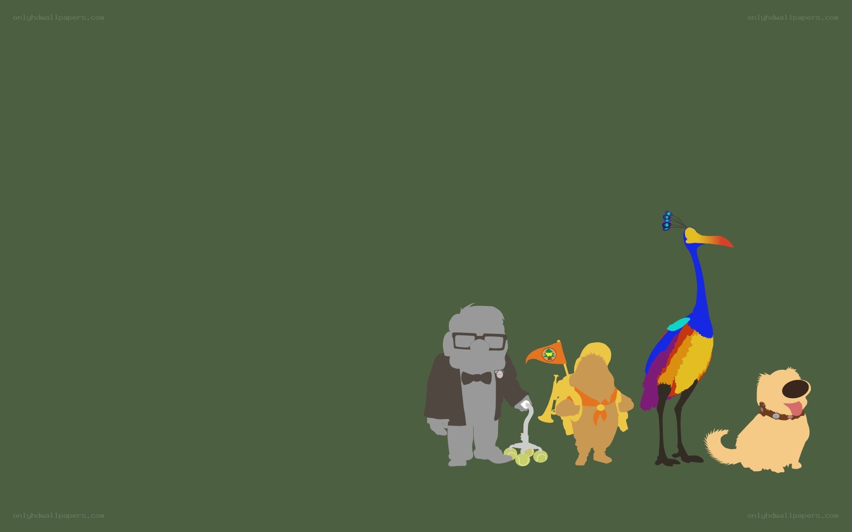 Pixar characters group