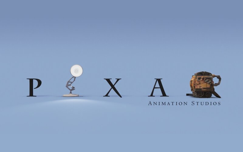 Pixar Logo with Characters