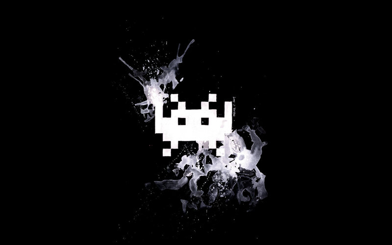 pixel art alien explosion