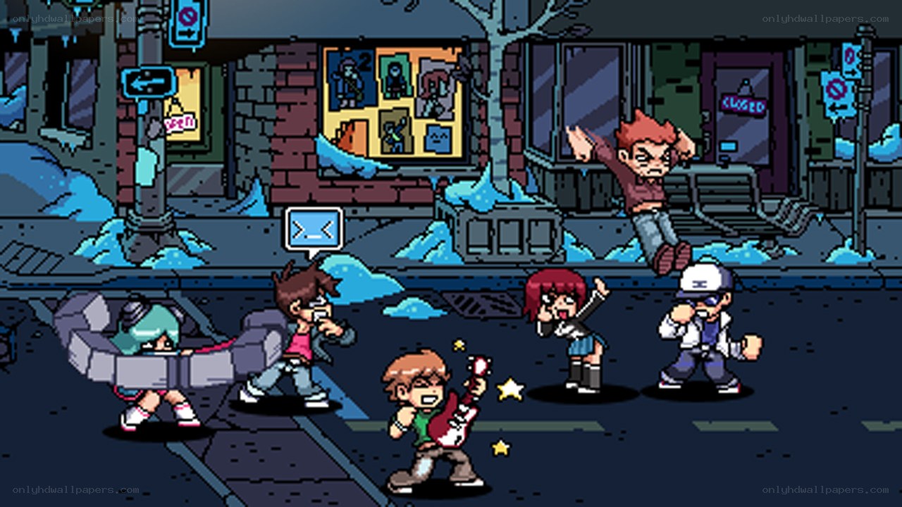 Pixel art band performs on street