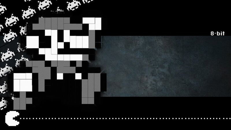 Pixel Art Character — Black