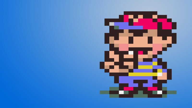 Pixel Art Character — Blue