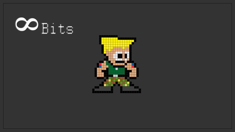 Pixel art character from 8-Bits