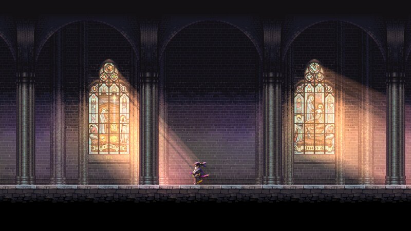 Pixel Art Character — Purple