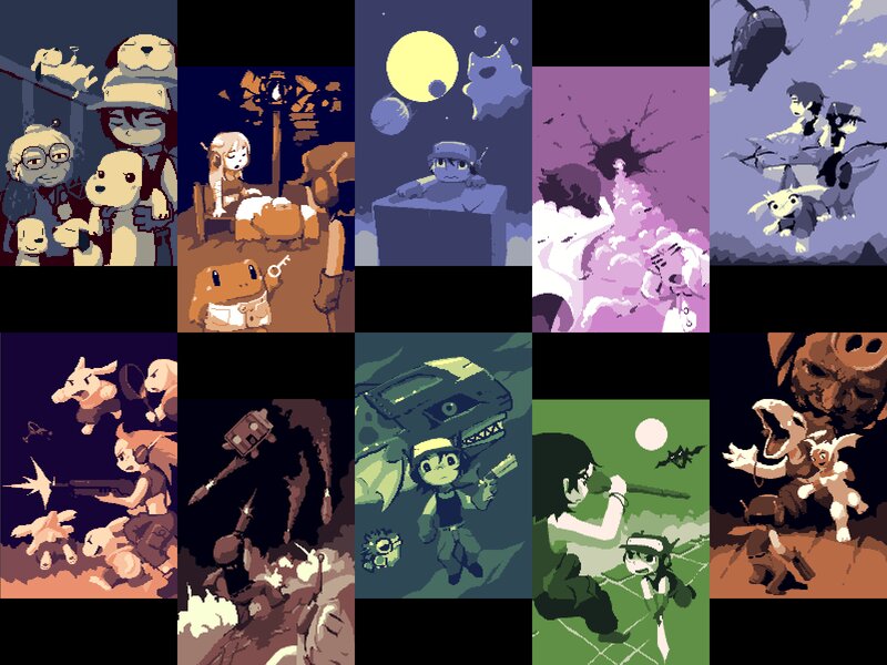 Pixel Art Character Scenes