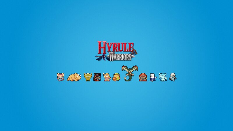 Pixel Art Characters — Blue, Neutral