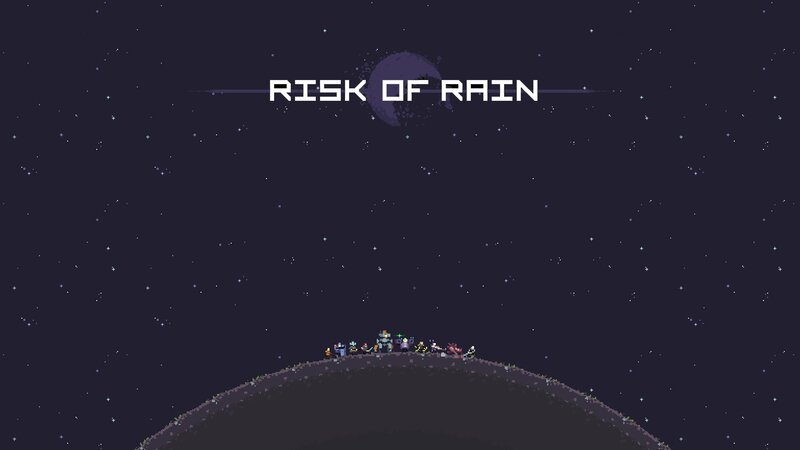 Pixel Art Characters on Planet