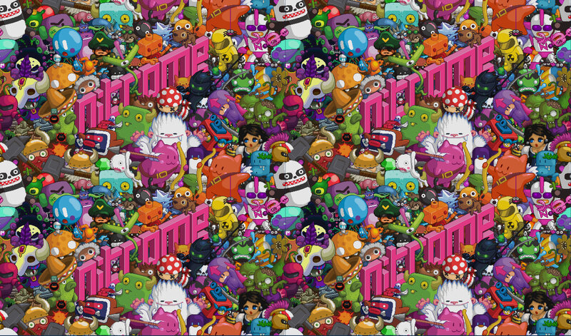 Pixel Art Characters — Pink