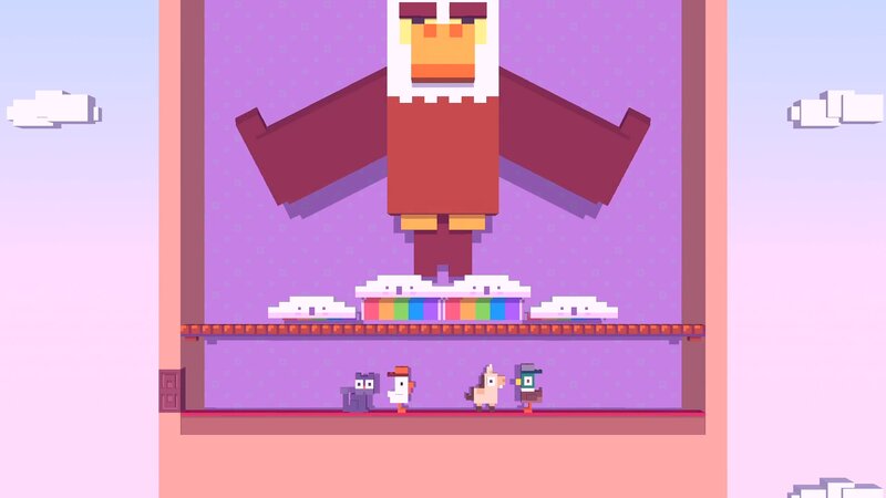 Pixel Art Chicken Character