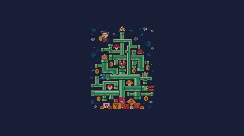 Pixel Art Christmas Tree