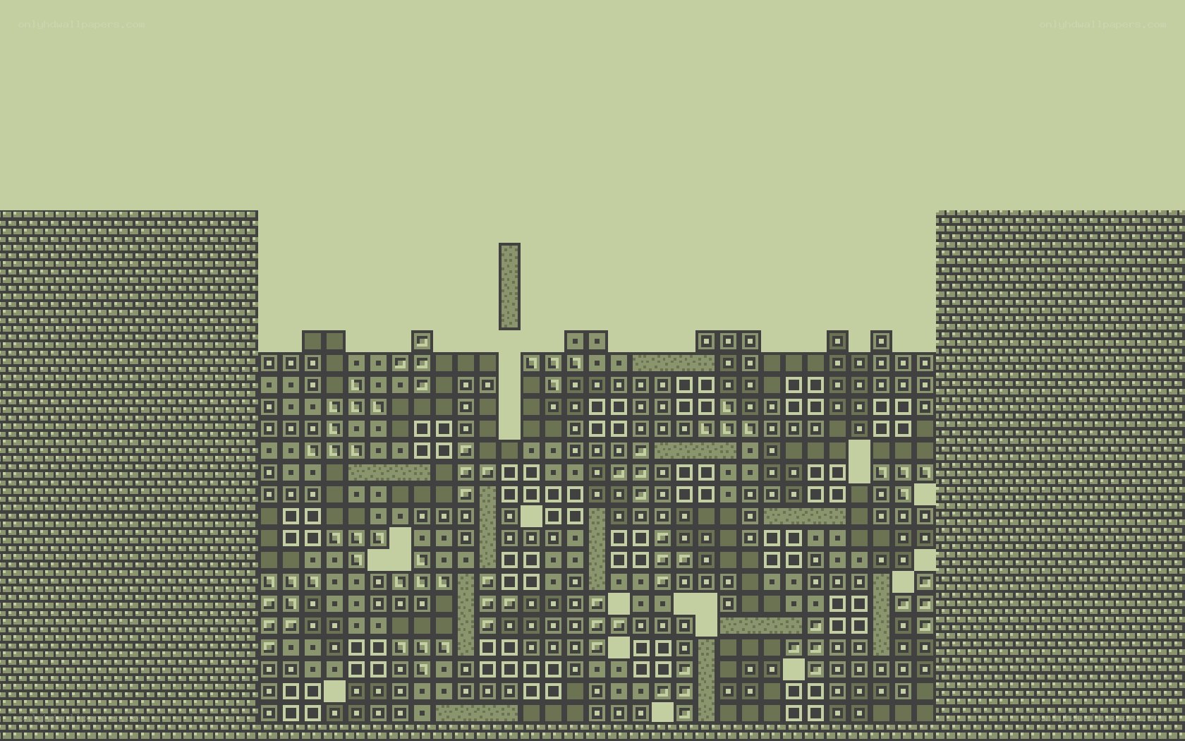 pixel art cityscape
