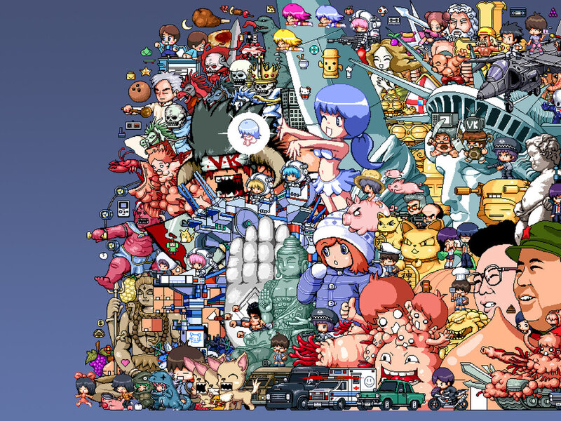 Pixel Art Collage