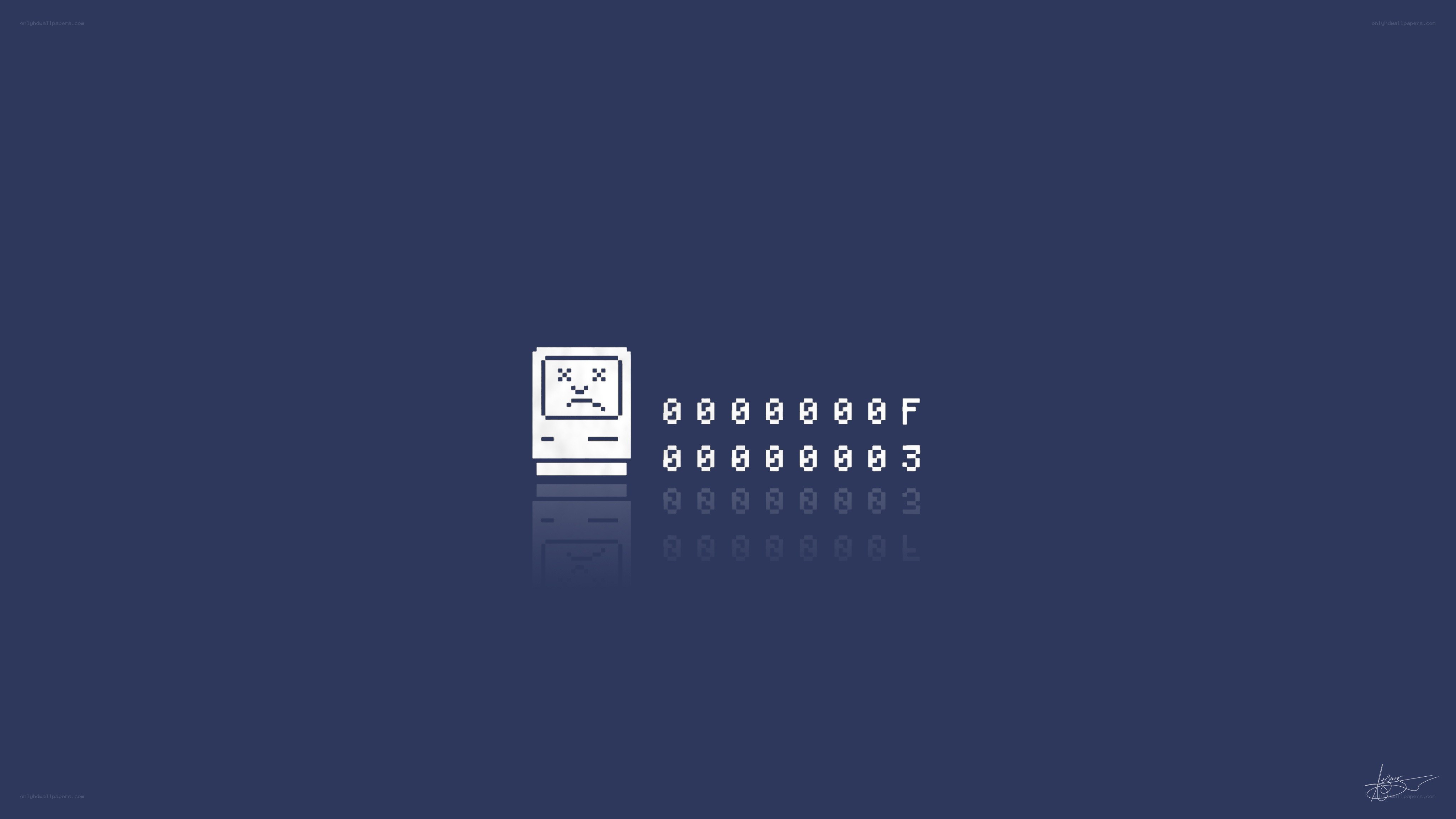 Pixel art computer crash