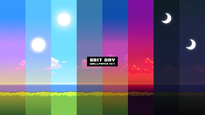 Pixel Art Day Cycle